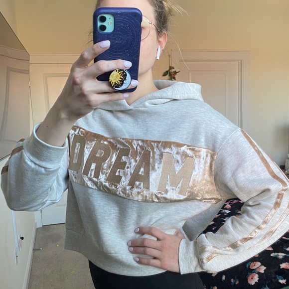 Cabin Fever DREAM velvet hoodie pullover M lounge 0747 COZY CUTE PERFECT - Picture 7 of 7